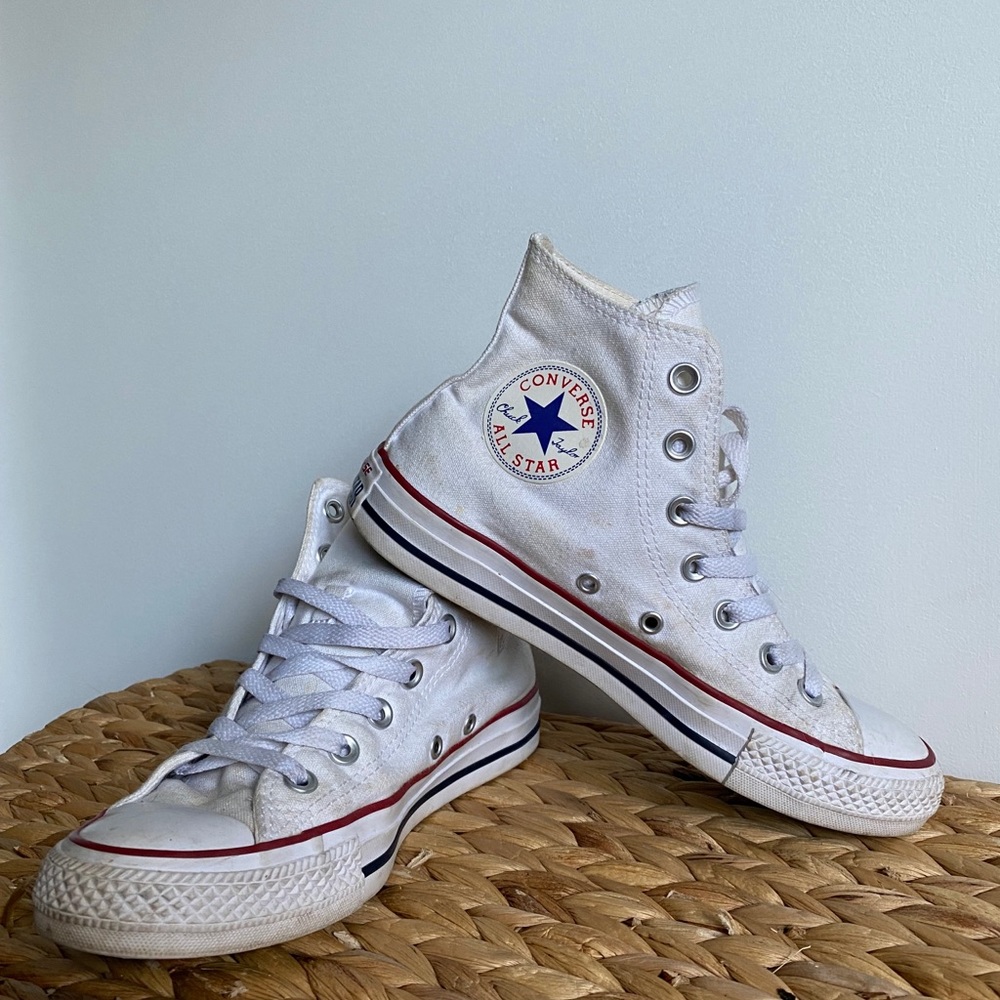 WHITE CHUCK TAYLOR ALL STAR HIGH-TOP SNEAKER